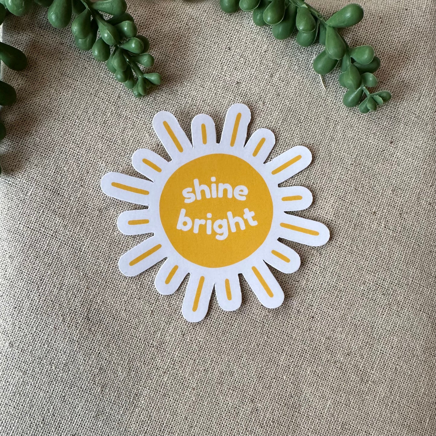 Shine Bright Sun Sticker