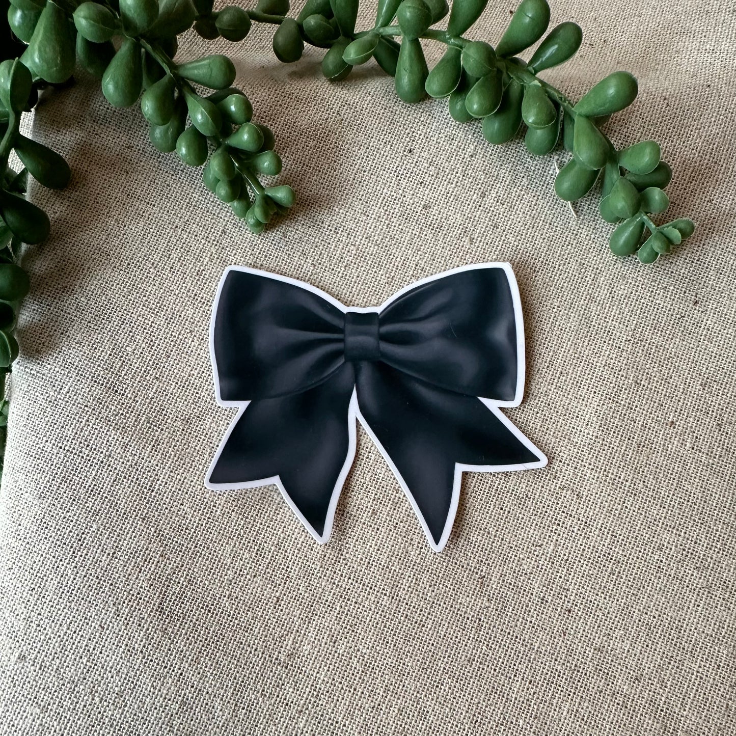 Black Bow Sticker