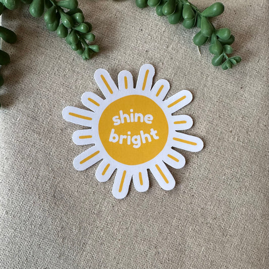 Shine Bright Sun Sticker