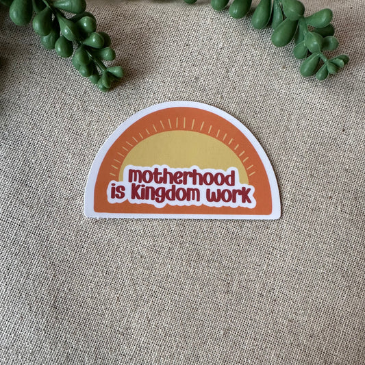 Motherhood Sun Sticker